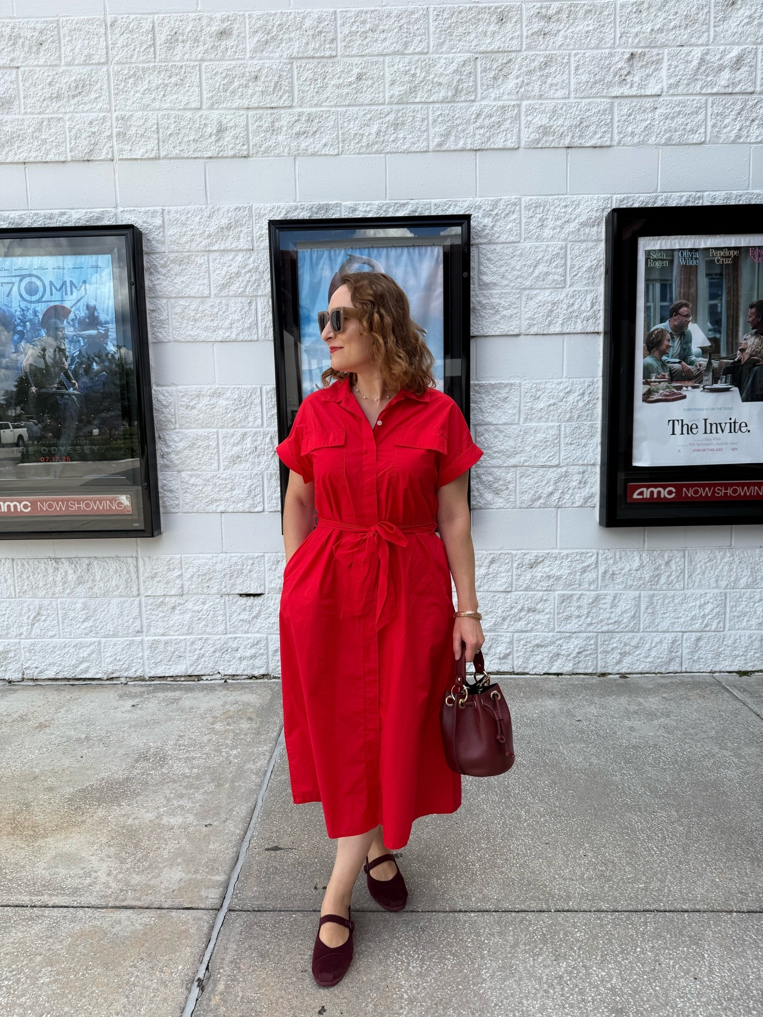 These Mary Jane’s are insane comfort and for TTS. This 100% cotton shirtdress comes in several colors and I have it in 3 — obviously I love it! It fits a bit oversized and I’m wearing my normal size small. The fabric has no stretch, FYI. It’s perfect to wear to work, errands, and more. It can be dressed up and dressed down like I did here.

#LTKootd