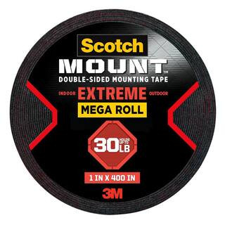 1 in. x 11.1 yds. Permanent Double Sided Extreme Mounting Tape | The Home Depot