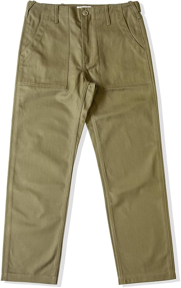 Red Tornado Herringbone Twill Fatigue Pants | Amazon (US)