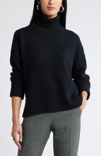 Wool & Cashmere Turtleneck Sweater | Nordstrom
