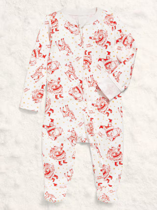 2-Way-Zip Sleep & Play Footed One-Piece for Baby | Old Navy (US)