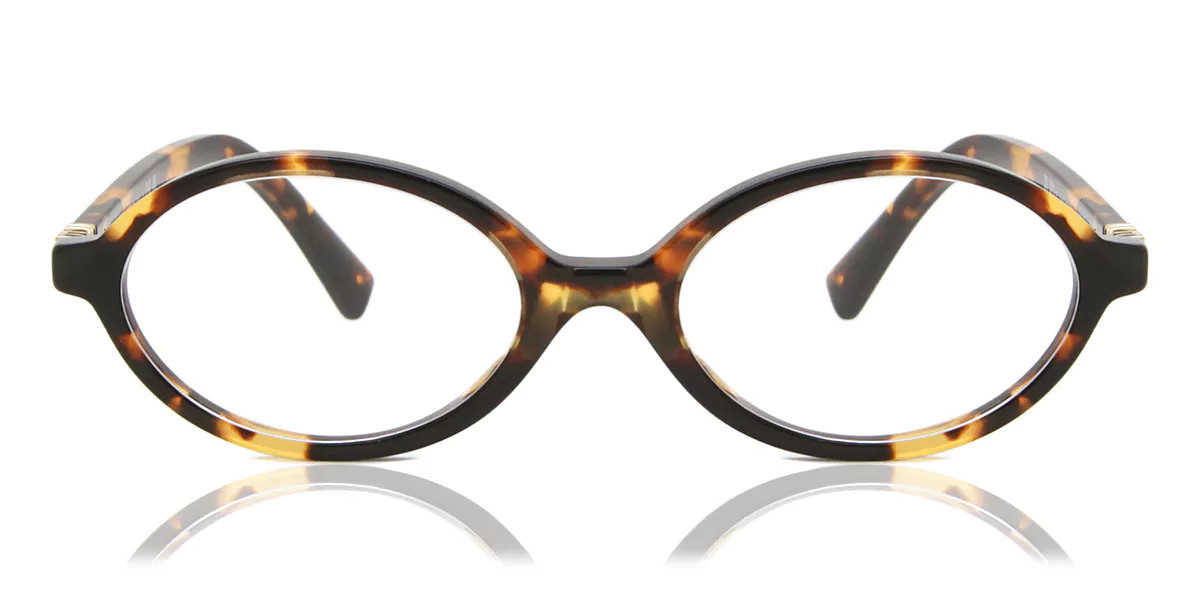 Miu Miu MU04ZS VAU08N Blue-Light Block Women's Eyeglasses Tortoiseshell Size 50 - Blue Light Block Available | SmartBuyGlasses Global