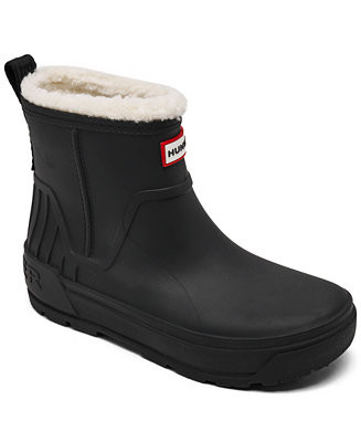 Hunter Women's Willa Insulated Waterproof Rain Booties from Finish Line - Macy's | Macy's