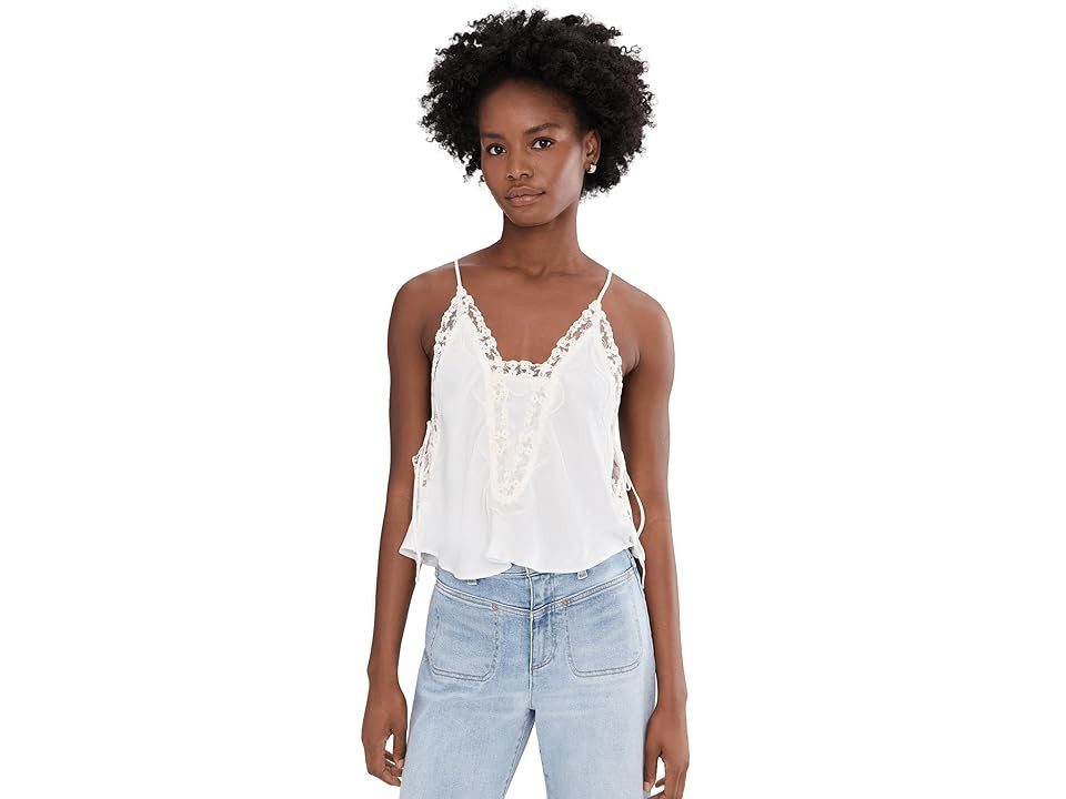 Free People Someone Like You Cami Women's Clothing Clean Ivory: XS (Women's 0-2) | Zappos.com