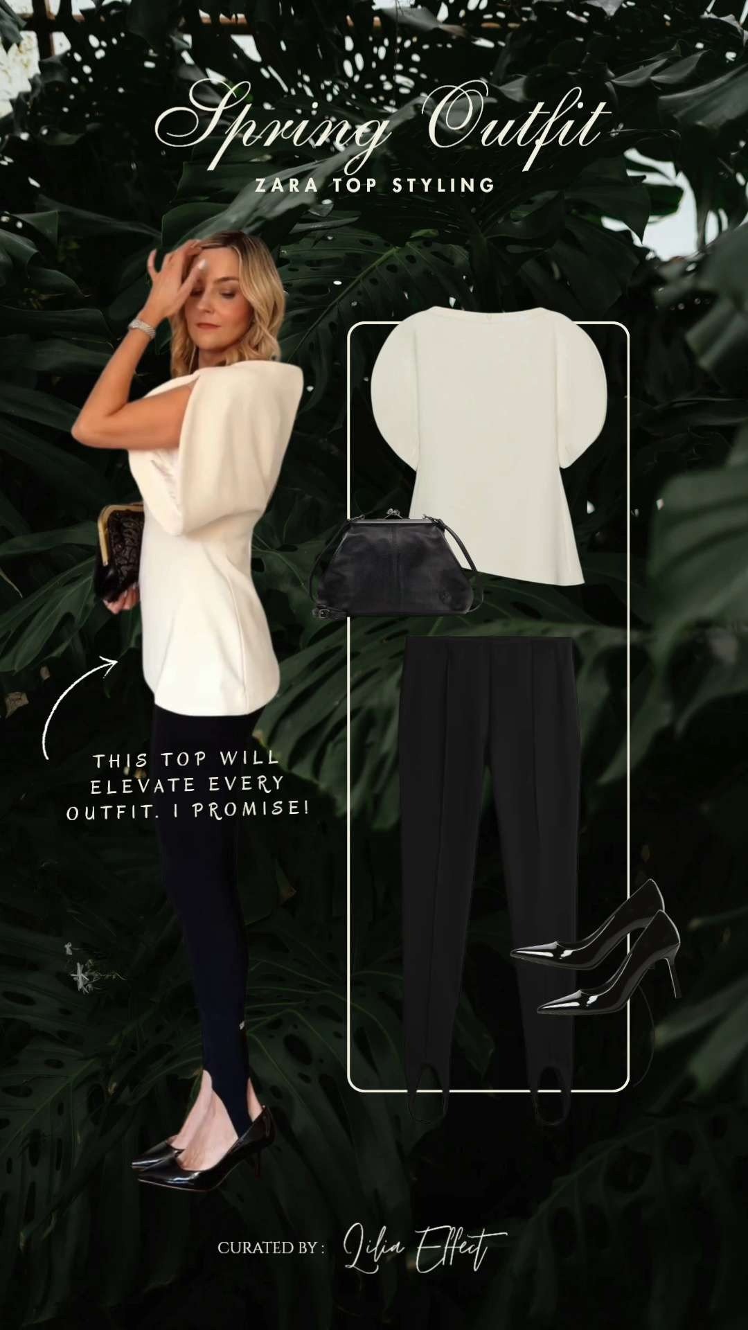 A soft Zara top with relaxed denim or tailored trousers, simple flats, and gold jewelry — the kind of effortless spring outfit that feels fresh, easy, and quietly polished. 

 #LTKgrwm #LTKootd #LTKPetite