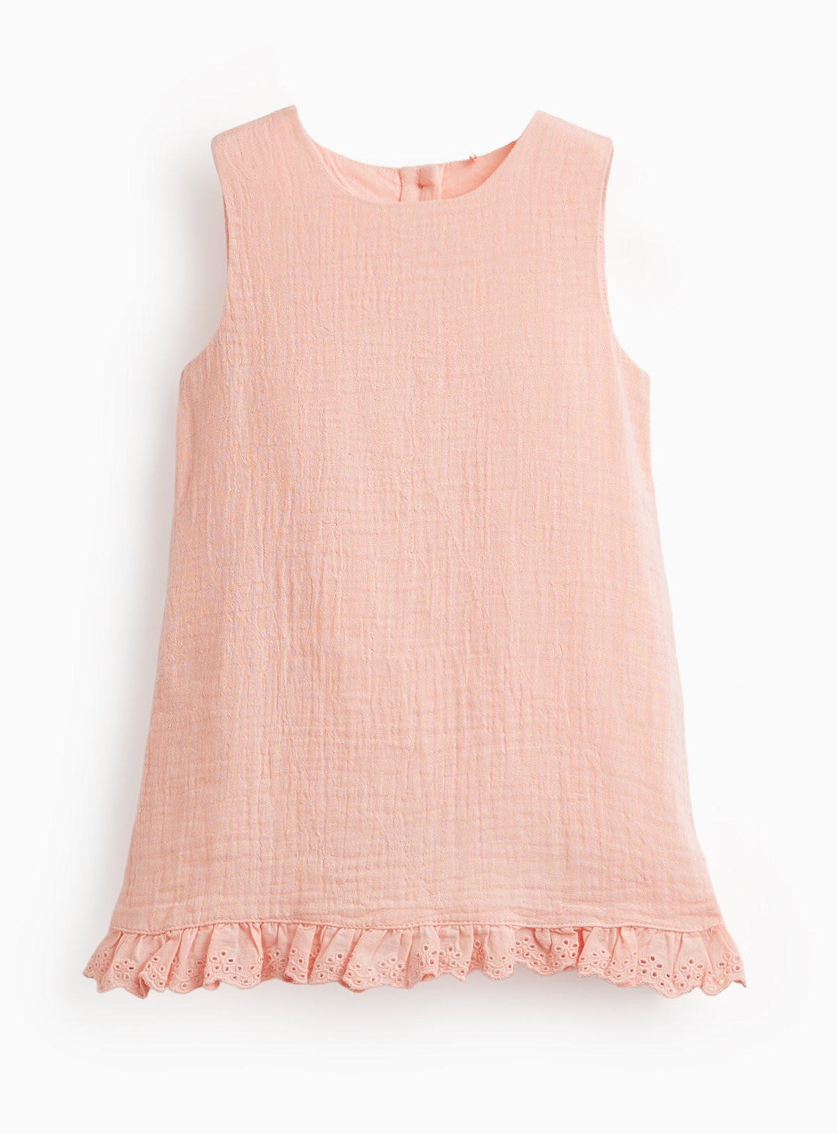 Pink Double Cloth Sleeveless Dress Up to 3 mths | Tu Clothing