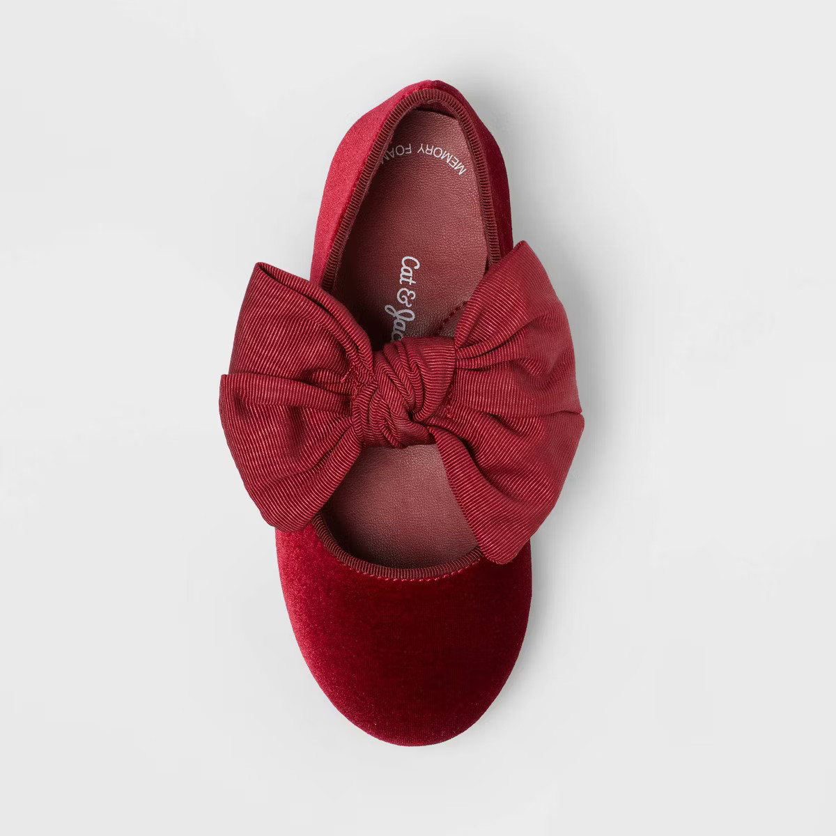 Toddler Girls' Chloe Mary Jane Flats - Cat & Jack™ Red | Target