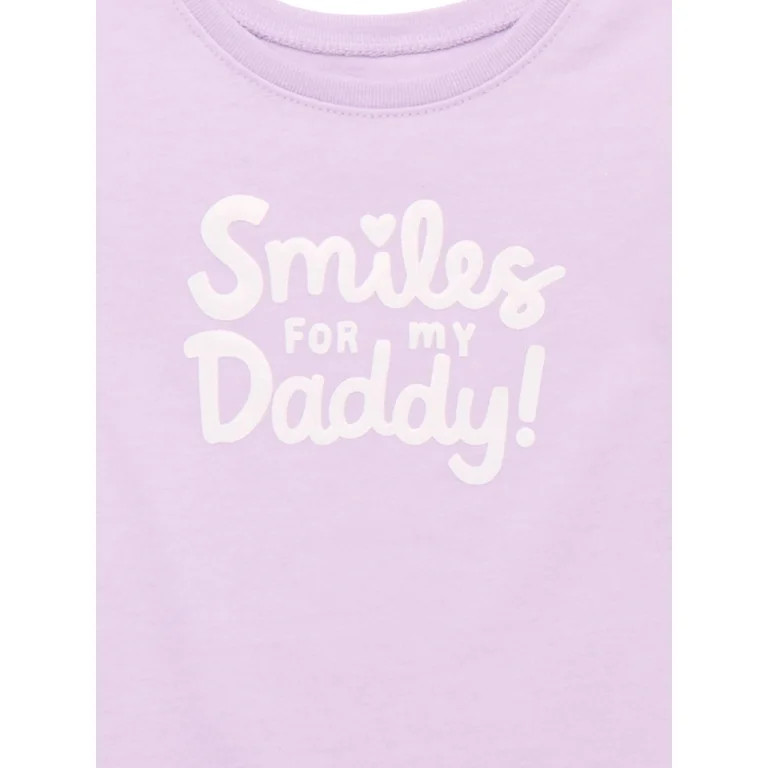 Garanimals Baby Girl Graphic T-Shirt with Short Sleeves, Sizes 0M-24M | Walmart (US)