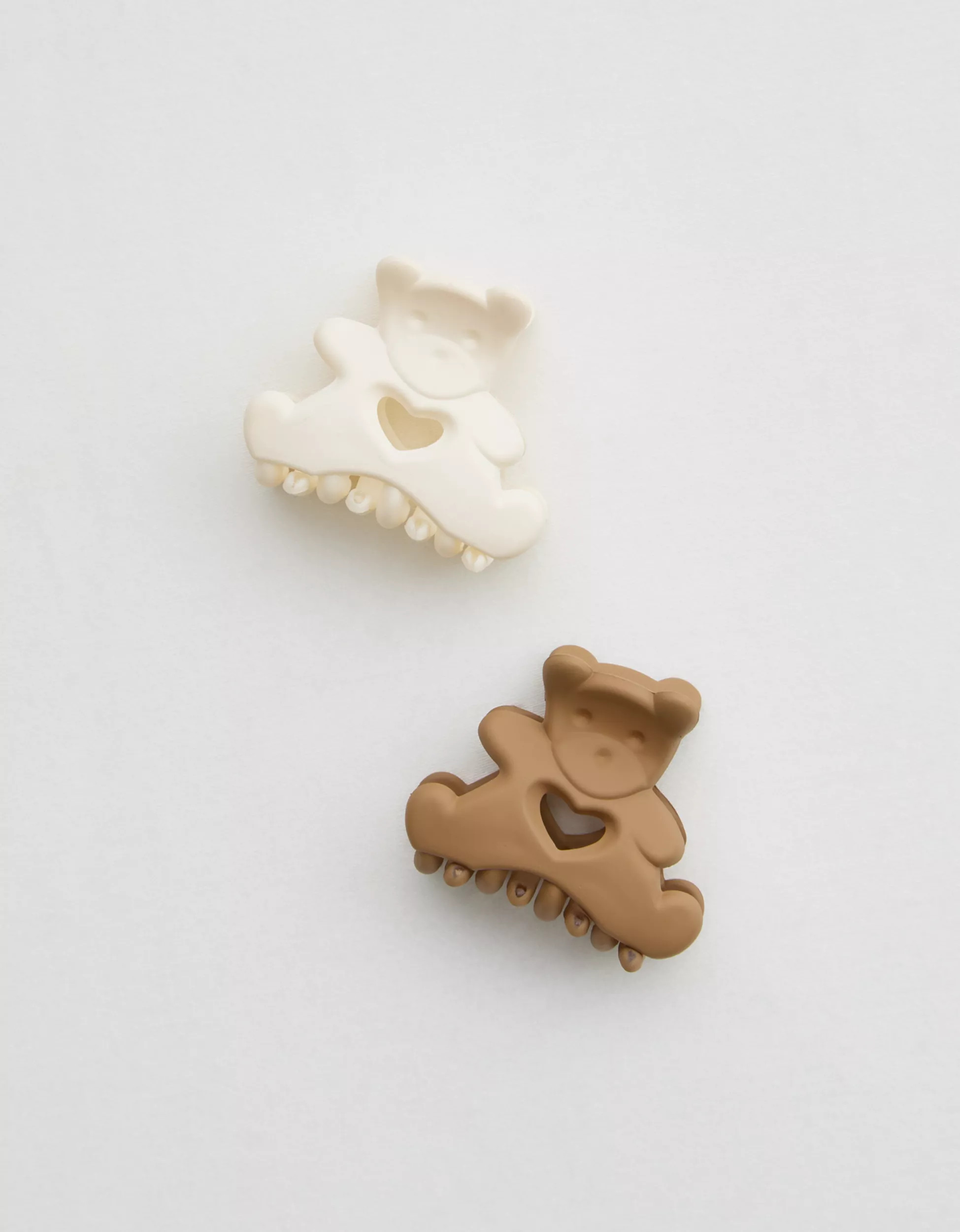Aerie Teddy Bear Clip 2-Pack | Aerie