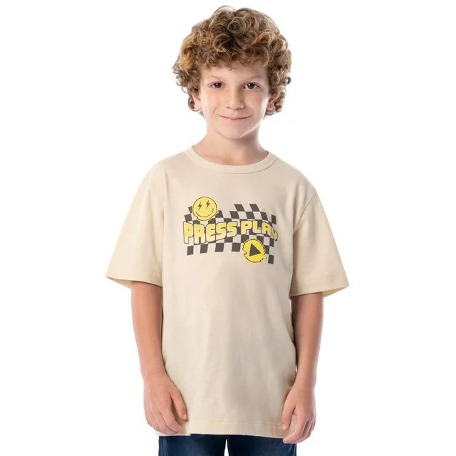 Wonder Nation Boy's Short Sleeve Elevated Graphic T-Shirt, Sizes 4-18 & Husky | Walmart (US)