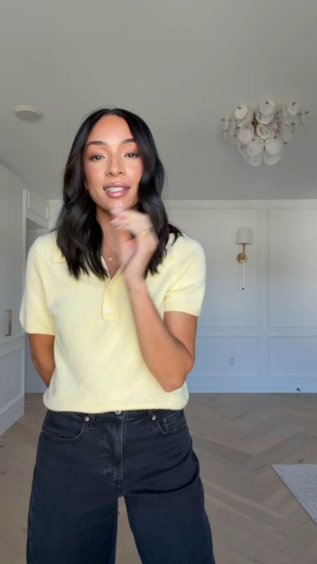 Your most loved in September! Wearing size S short-sleeve polo shirt and size 28 Long barrel jeans (black wash) 

fall outfit, fall fashion, abercrombie jeans, abercrombie denim, mom outfit, postpartum outfit

#LTKSeasonal #LTKSaleAlert