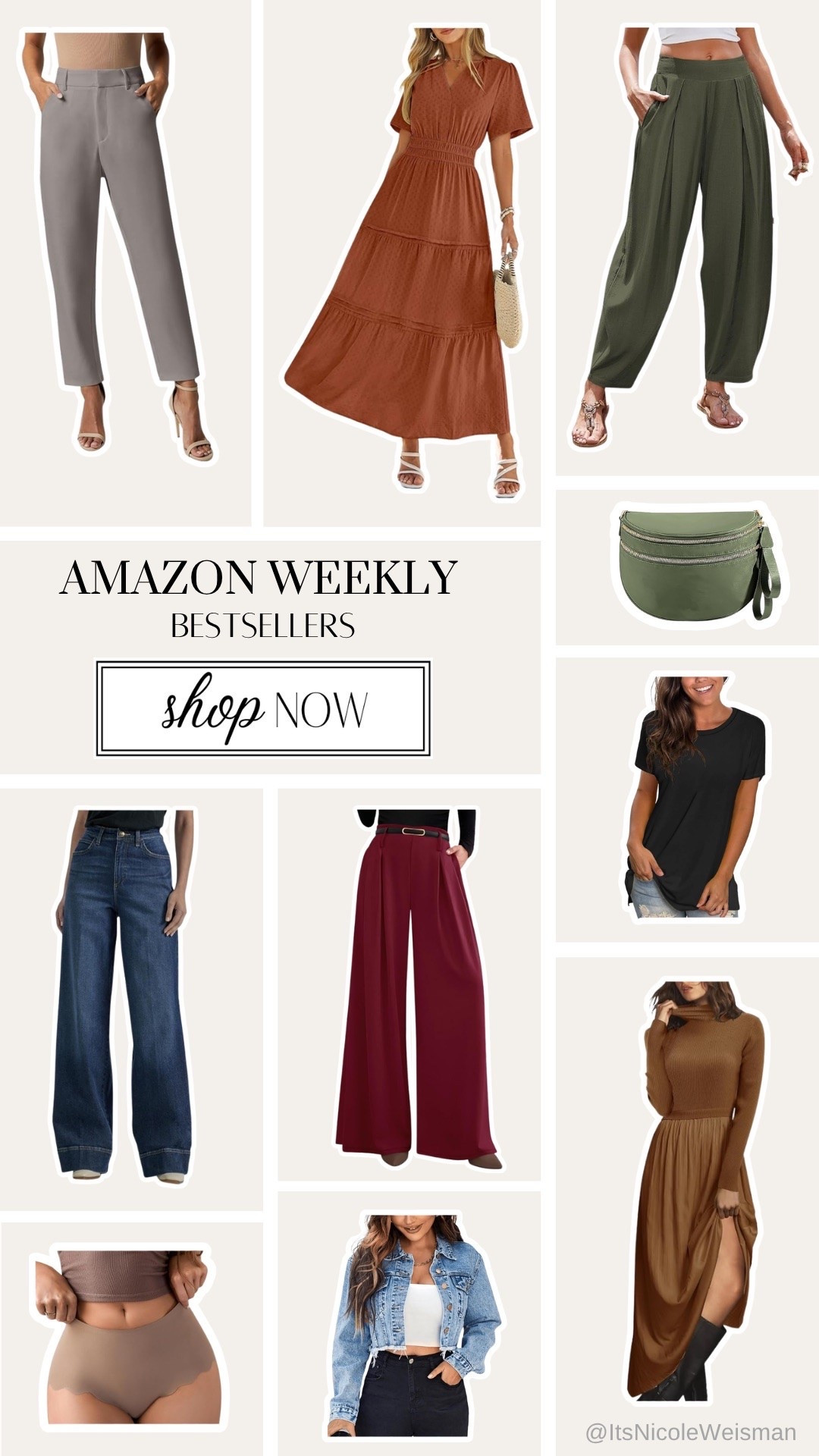 This week’s Amazon bestsellers are SO good!! Lots of easy pieces to wear now and into fall, including some really cute pants, dresses and everyday basics! 🍂

#LTKdayinmylife #LTKSeasonal #LTKgrwm
