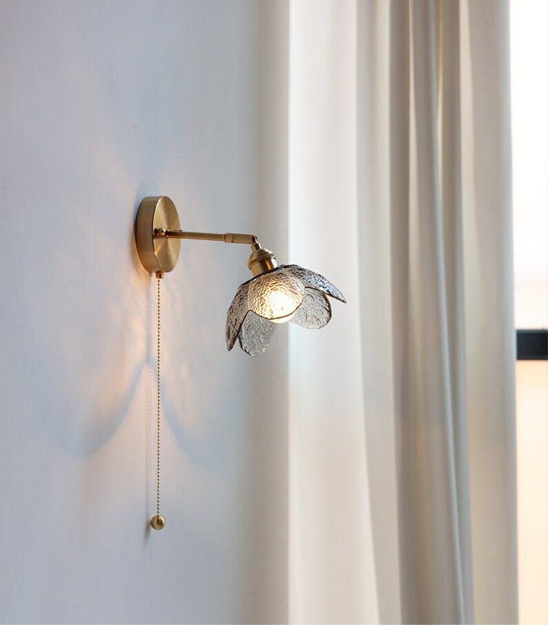 Glass Wall Light Lamp Sconce Fixture Light Light Vintage Light | Etsy | Etsy (US)
