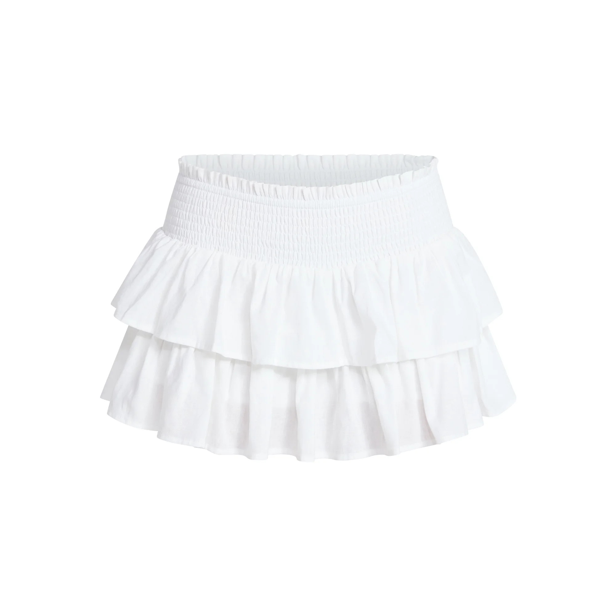 No Boundaries Ruffle Mini Skort, Women's XXS-XXL | Walmart (US)
