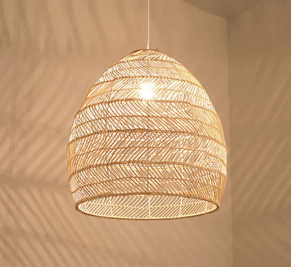 High Quality-rattan Pendant Lightrattan Light Fixturerattan | Etsy | Etsy (CAD)