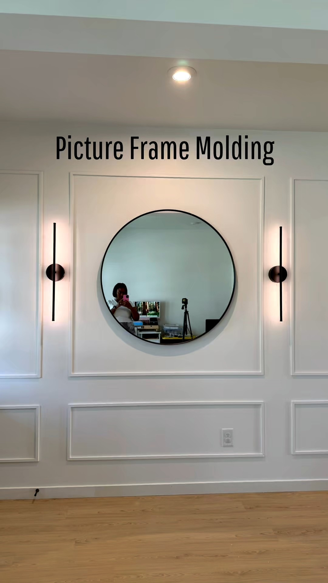 Adding picture frame molding to our foyer made the BIGGEST difference 🤍

#entryway #homedecor #upgrade #diy 

#LTKvlog #LTKHome