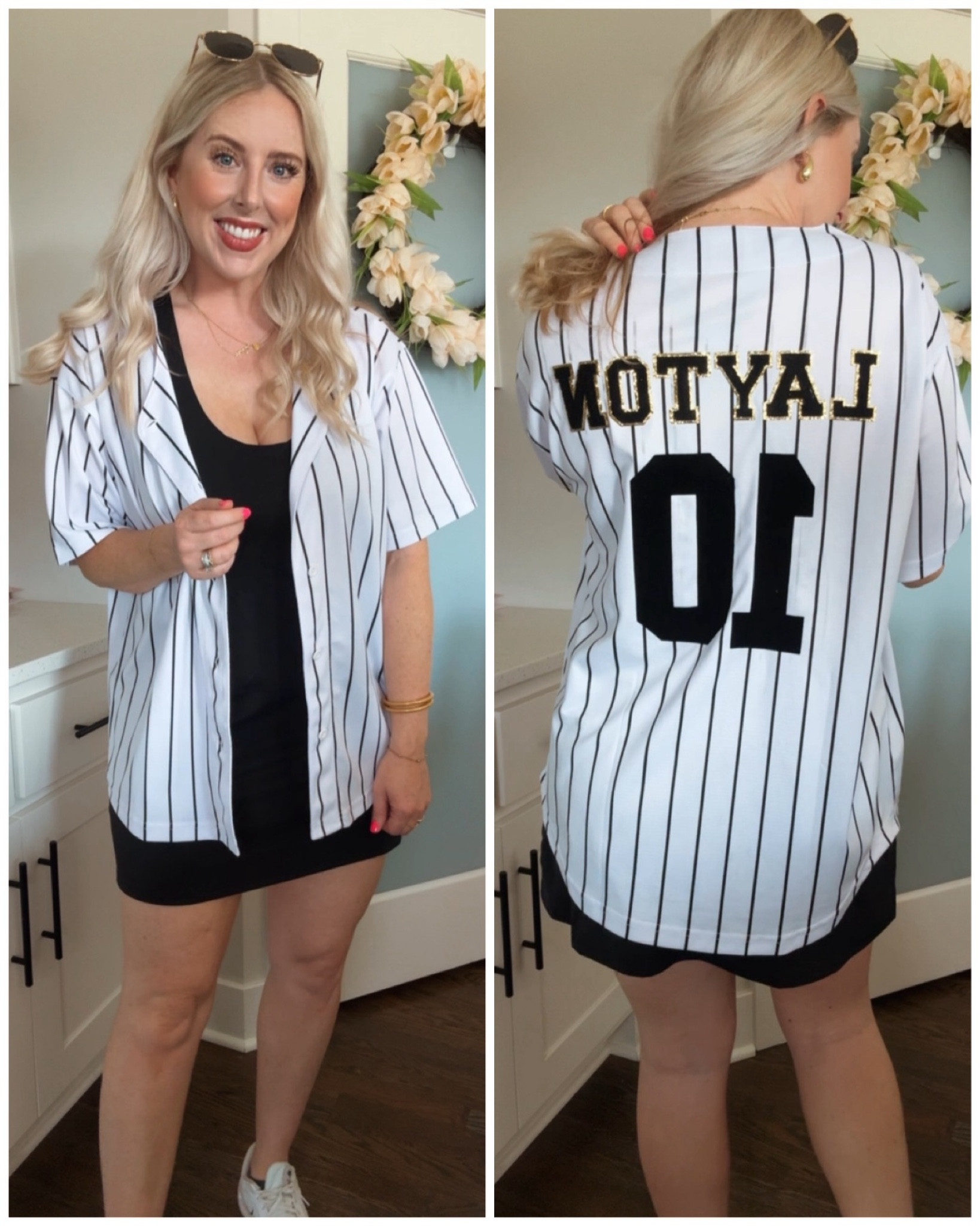 Outfit of the day, activewear dress, tennis dress, Walmart fashion, Walmart outfit, baseball jersey, baseball mom, softball mom, Amazon find

#LTKSeasonal #LTKActive #LTKFindsUnder50
