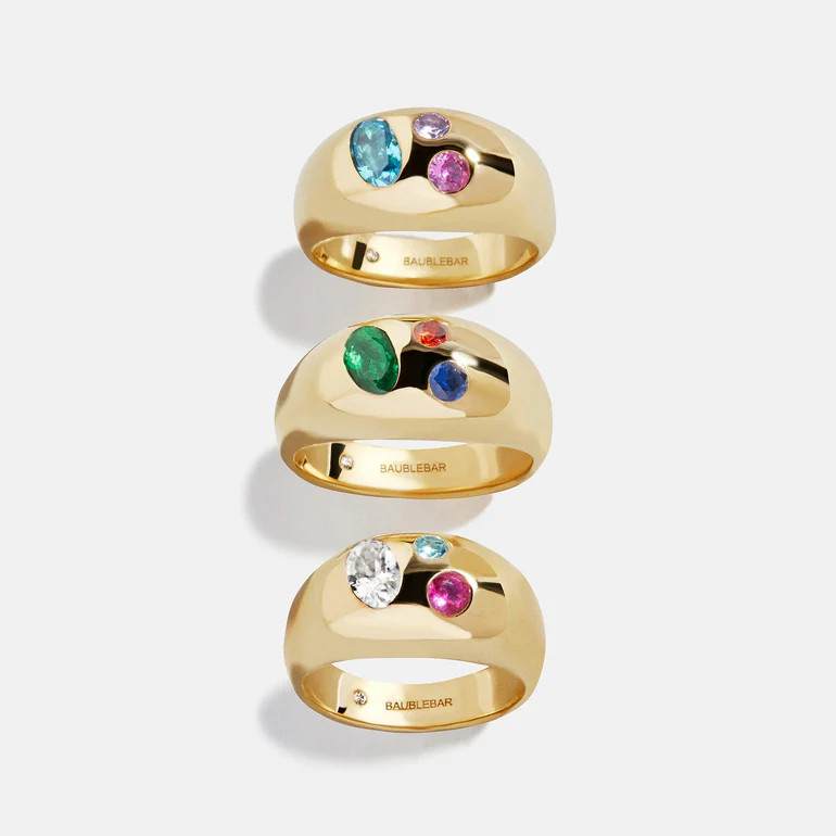 14K Gold Custom Birthstone Ring - Gold | BaubleBar