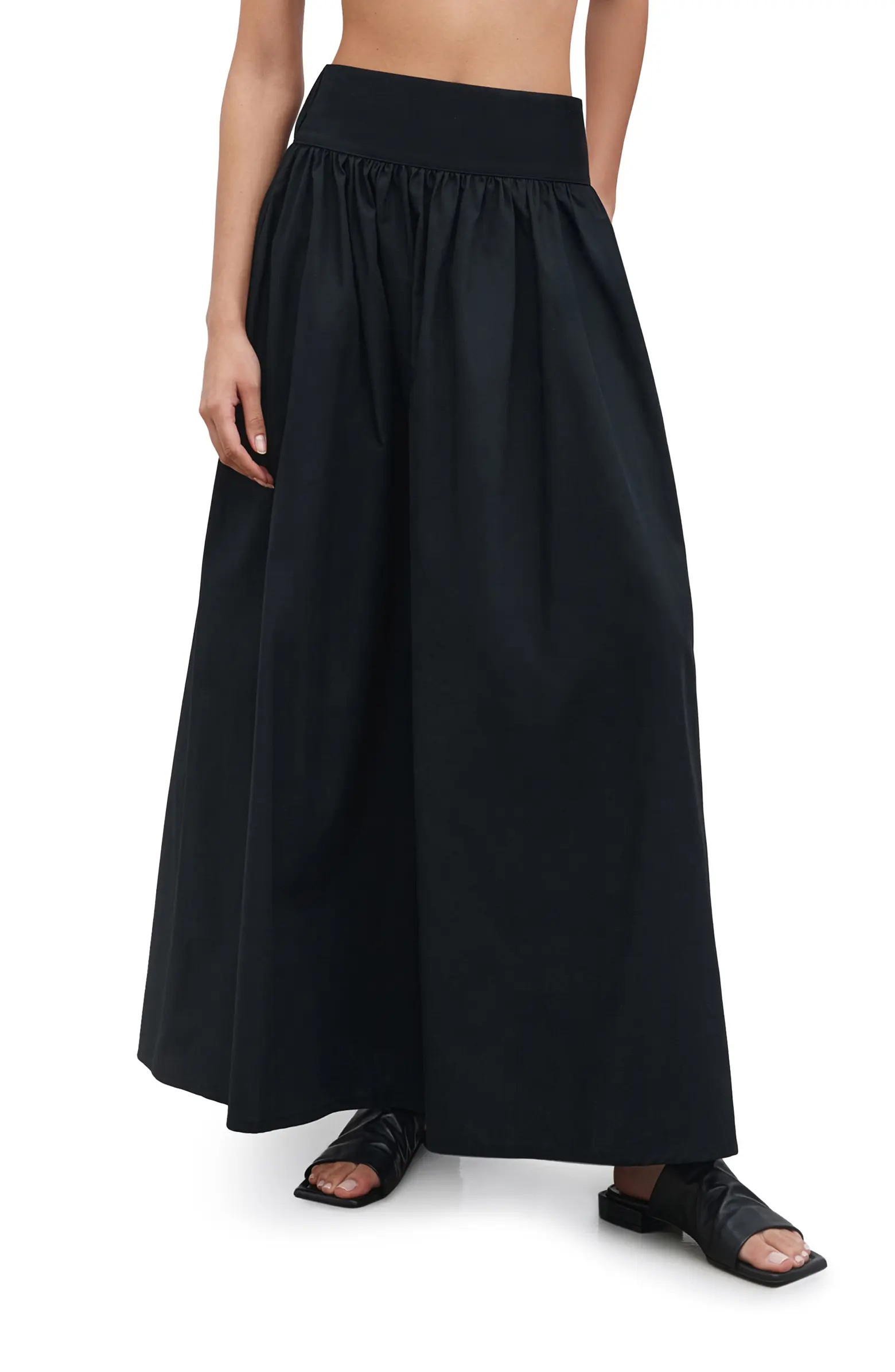 Raven Cotton Poplin Maxi Skirt | Nordstrom