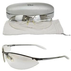 CHRISTIAN TDIOR FASTER 6LBHR Sunglasses Eye Were Plastic Metal Silver 01JF849  | eBay | eBay US