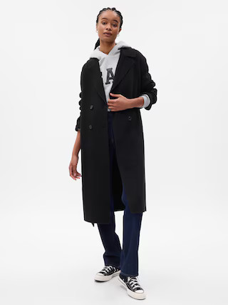 Relaxed Wool Wrap Coat | Gap (US)