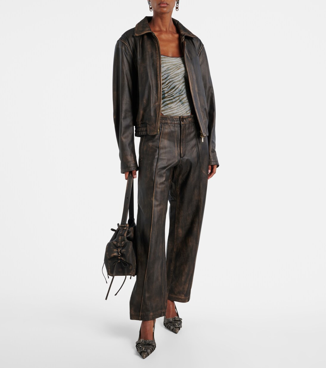 Leather jacket | Mytheresa (US/CA)