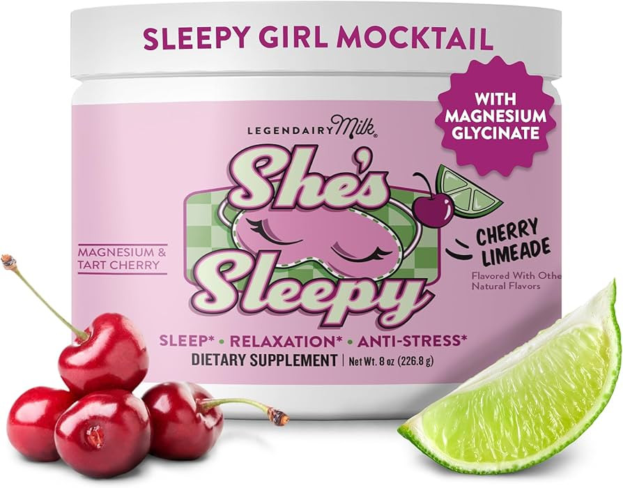 Legendairy Milk’s She’s Sleepy™ Sleepy Girl Mocktail Powder – Nightly Sleep Aid, Sugar Fr... | Amazon (US)