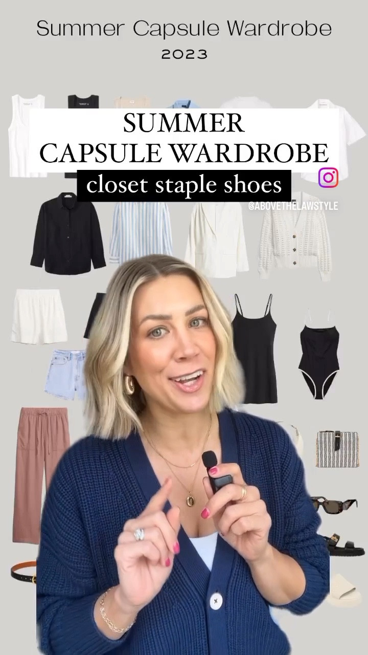 Summer Capsule Wardrobe: Shoes
•
brown sandals, black sandals, slides, platform sandals, nude heels, white sneakers, dad sneakers 

#LTKunder50 #LTKshoecrush #LTKunder100