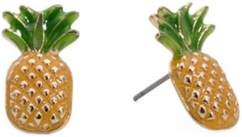 Betsey Johnson Pineapple Mismatch Stud Earrings | Amazon (US)
