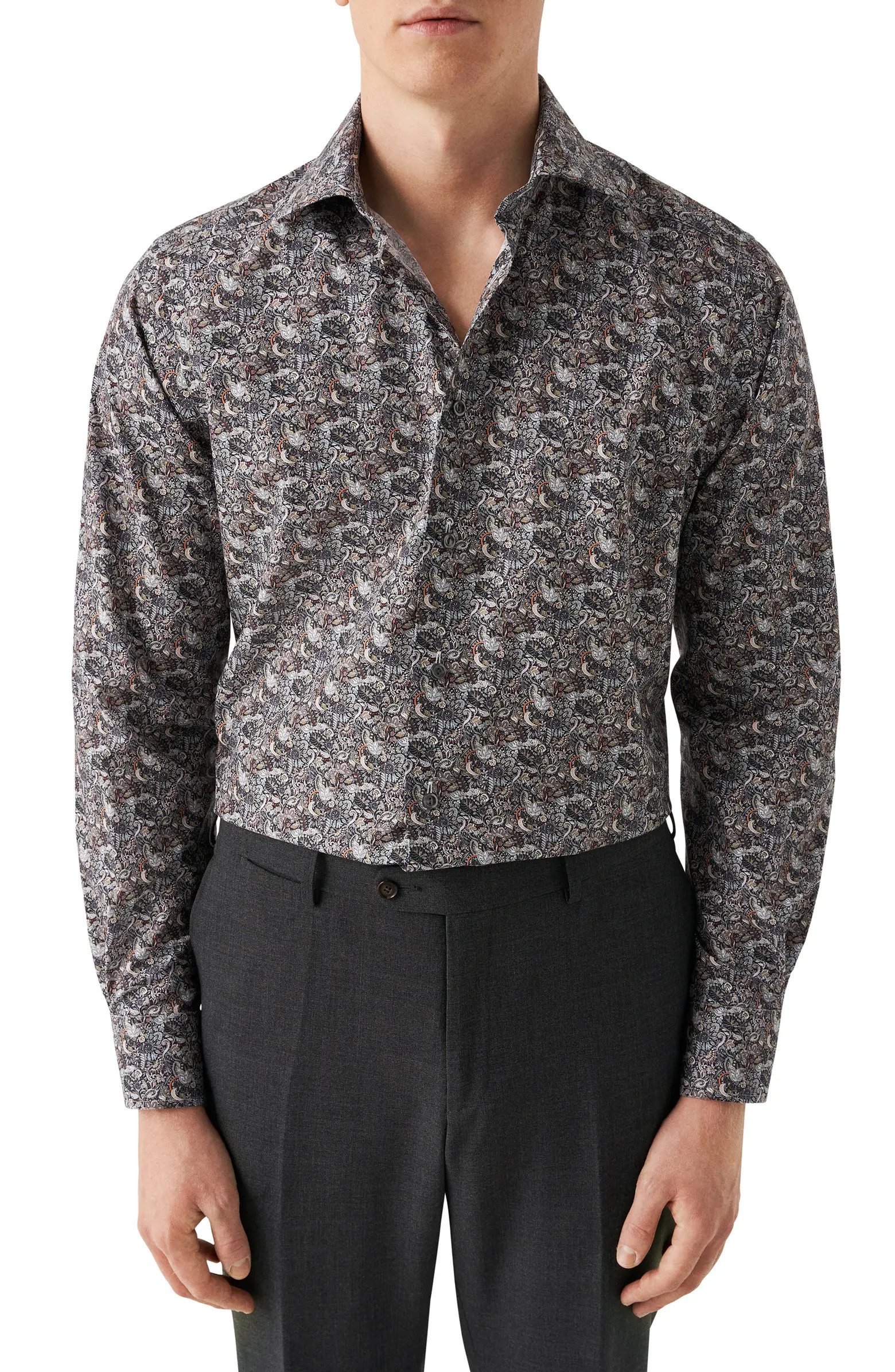 Contemporary Fit Floral Paisley Shirt | Nordstrom
