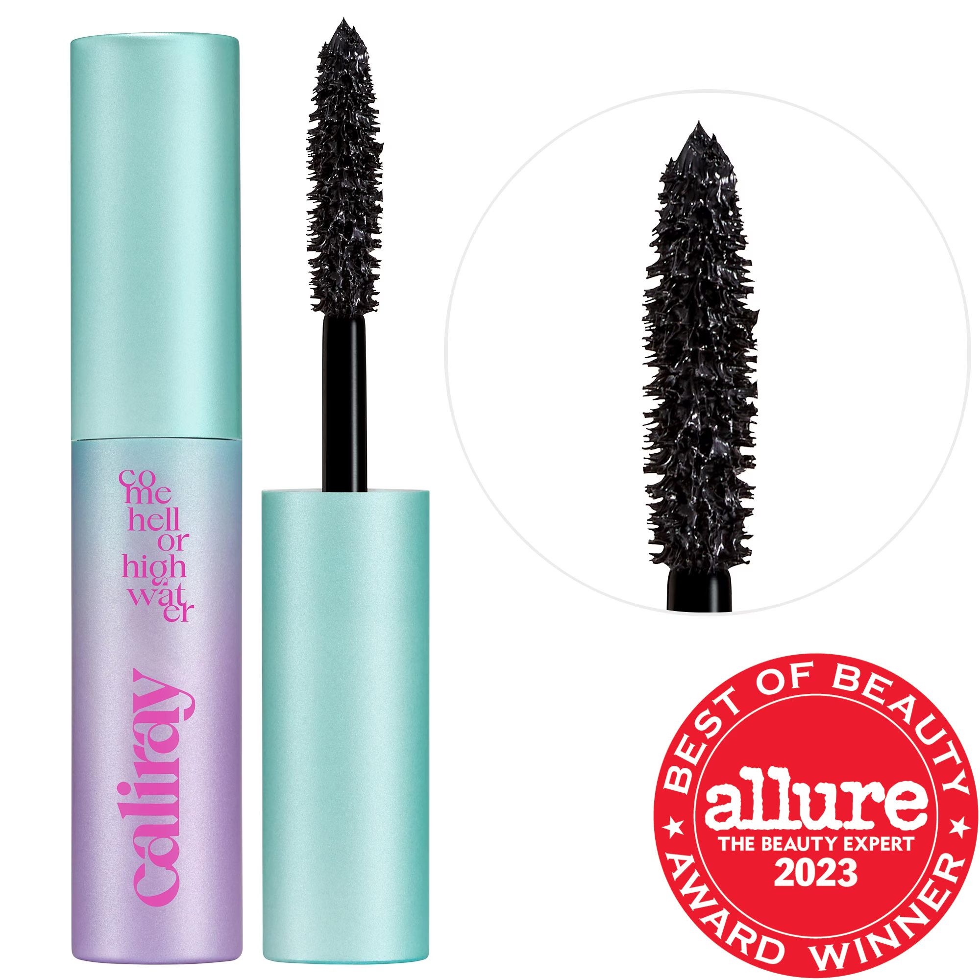 caliray Mini Come Hell or High Water Volumizing & Lengthening Tubing Mascara 0.18 oz/ 5.5 mL | Sephora (US)