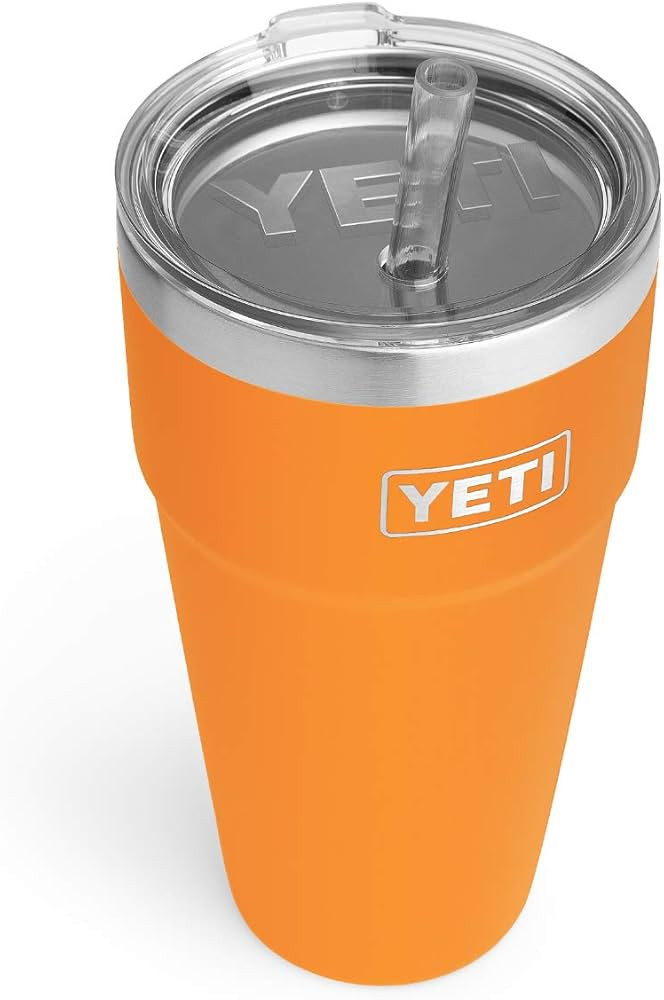 YETI Rambler 26 oz Straw Cup, Vacuum Insulated, Stainless Steel with Straw Lid, King Crab, 1 Coun... | Amazon (US)
