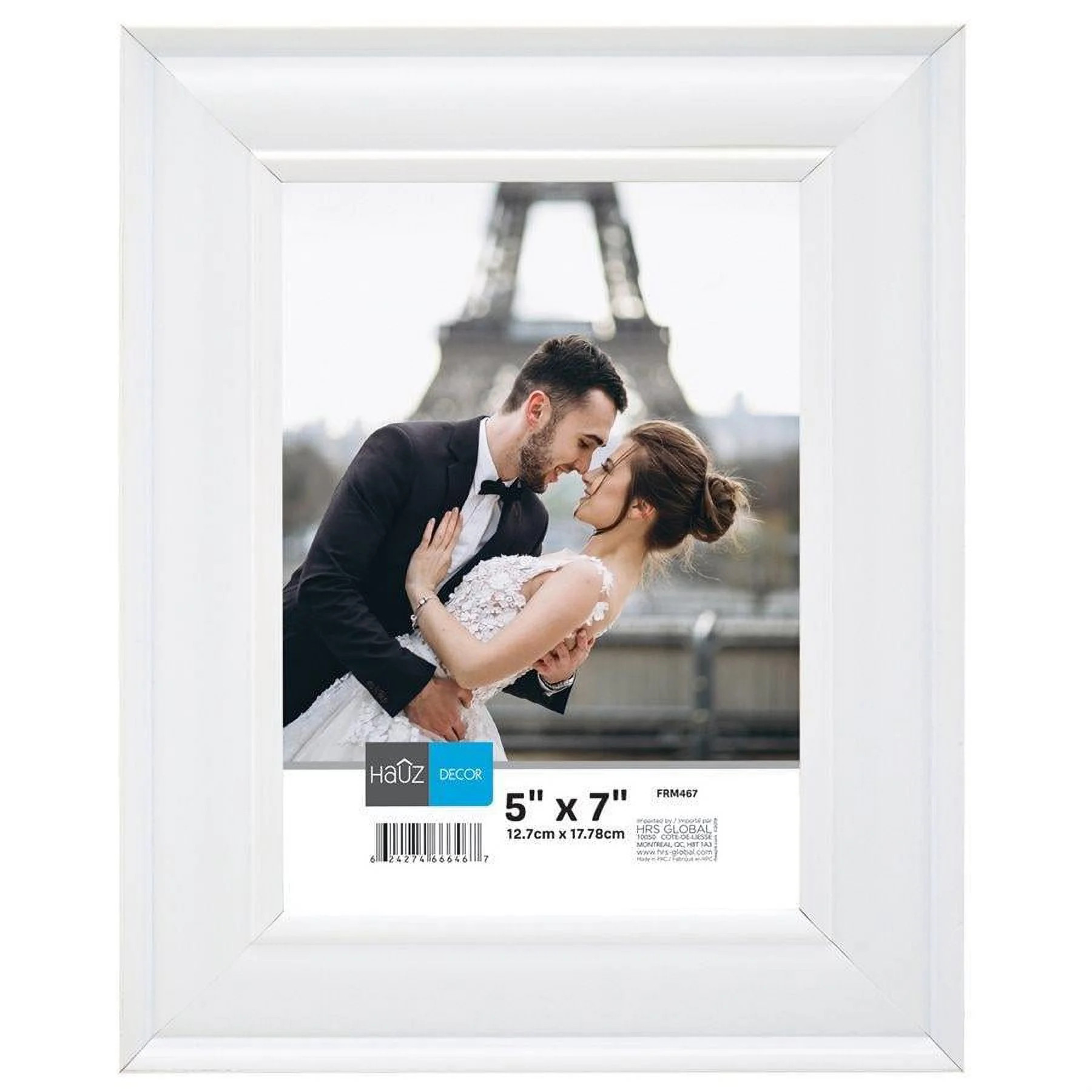 Hauz FRM467 Picture Frame 5X7'', White | Walmart (US)