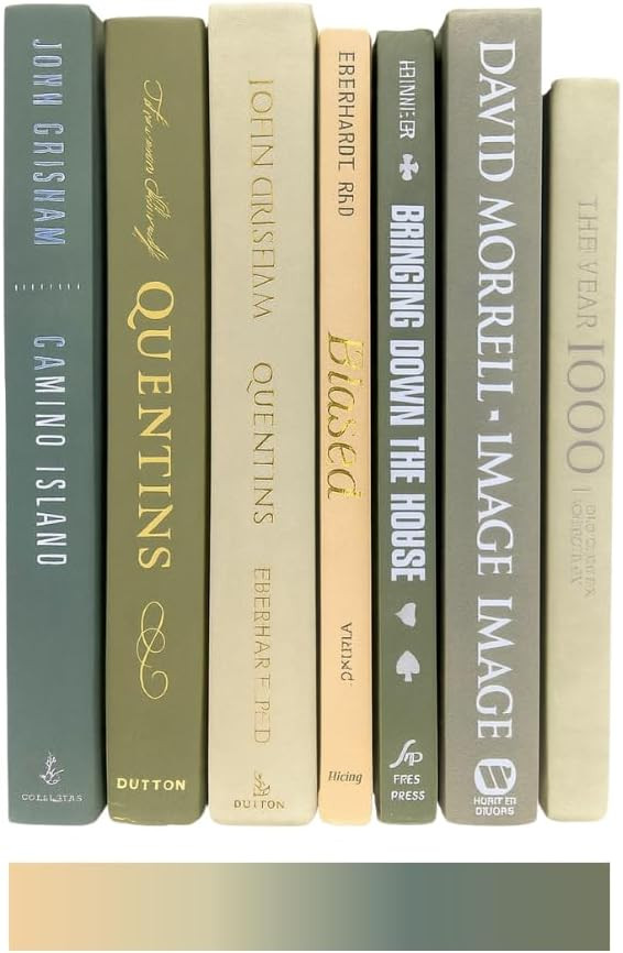 Decor Books Mixed-Color Hardcover Book Set, Shelf Styling and Coffee Table Accent, Interior Desig... | Amazon (US)