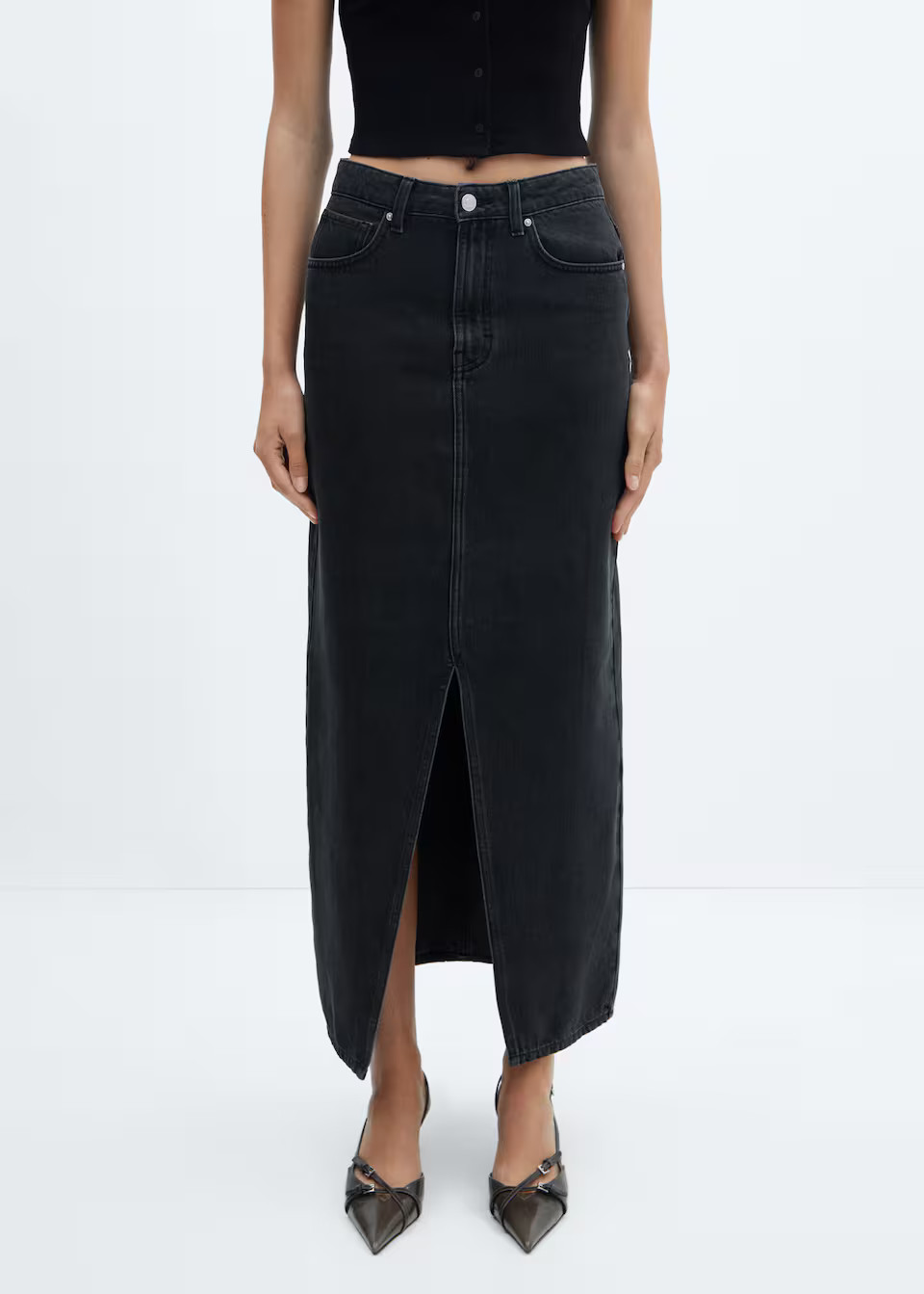 Search: Black denim akirt (10) | Mango USA | MANGO (US)