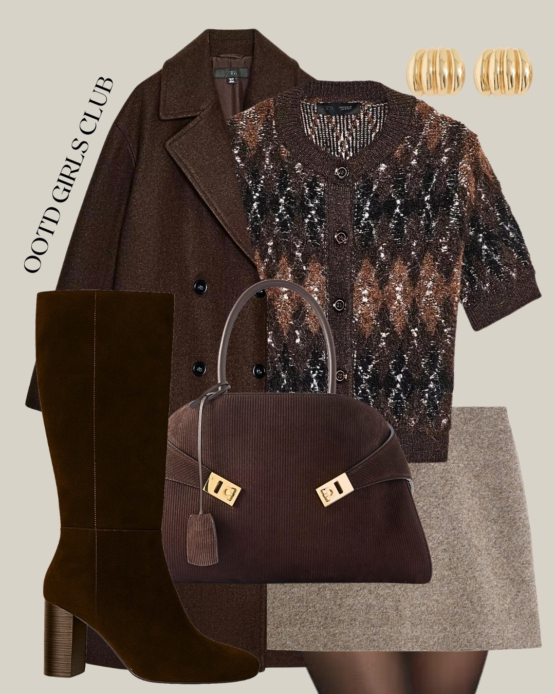 Chocolate tones for an evening out in Autumn 

#LTKeurope #LTKuk #LTKautumn