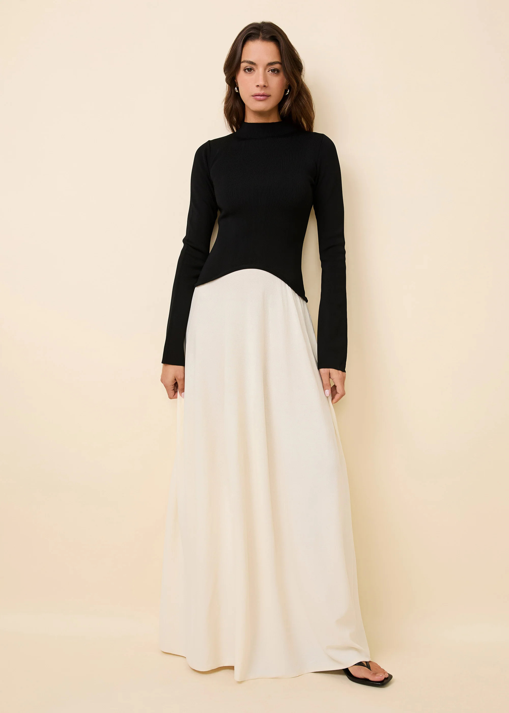 The Soglio Dress in Ecru | Solid & Striped