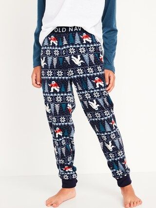 Printed Micro Fleece Pajama Jogger Pants For Boys | Old Navy (US)