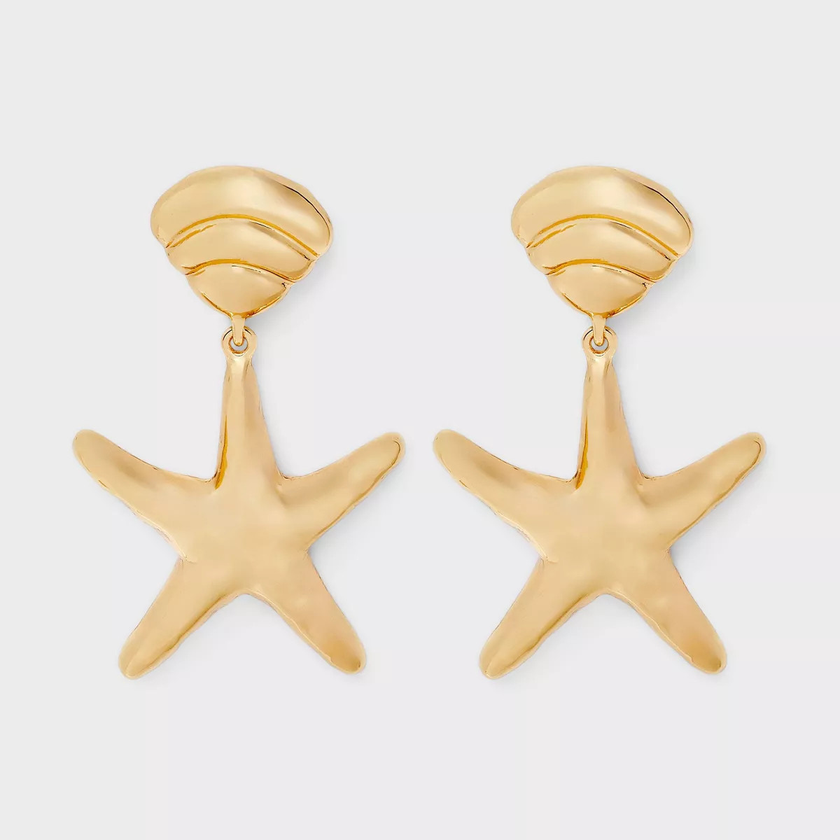 Starfish Drop Earrings - A New Day™ Gold | Target