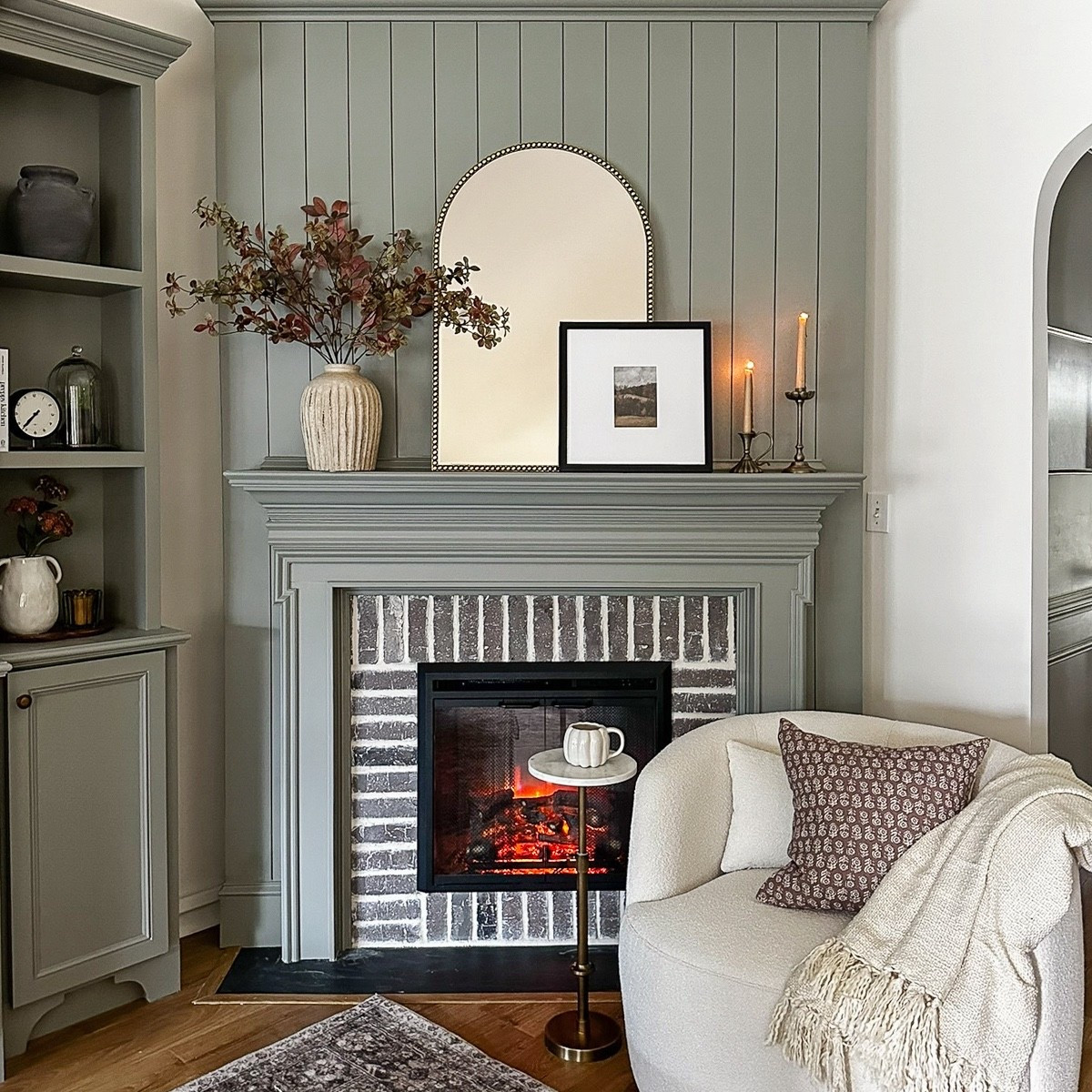 Cozy fall fireplace decor and furniture! 

#LTKSaleAlert #LTKSeasonal #LTKHome