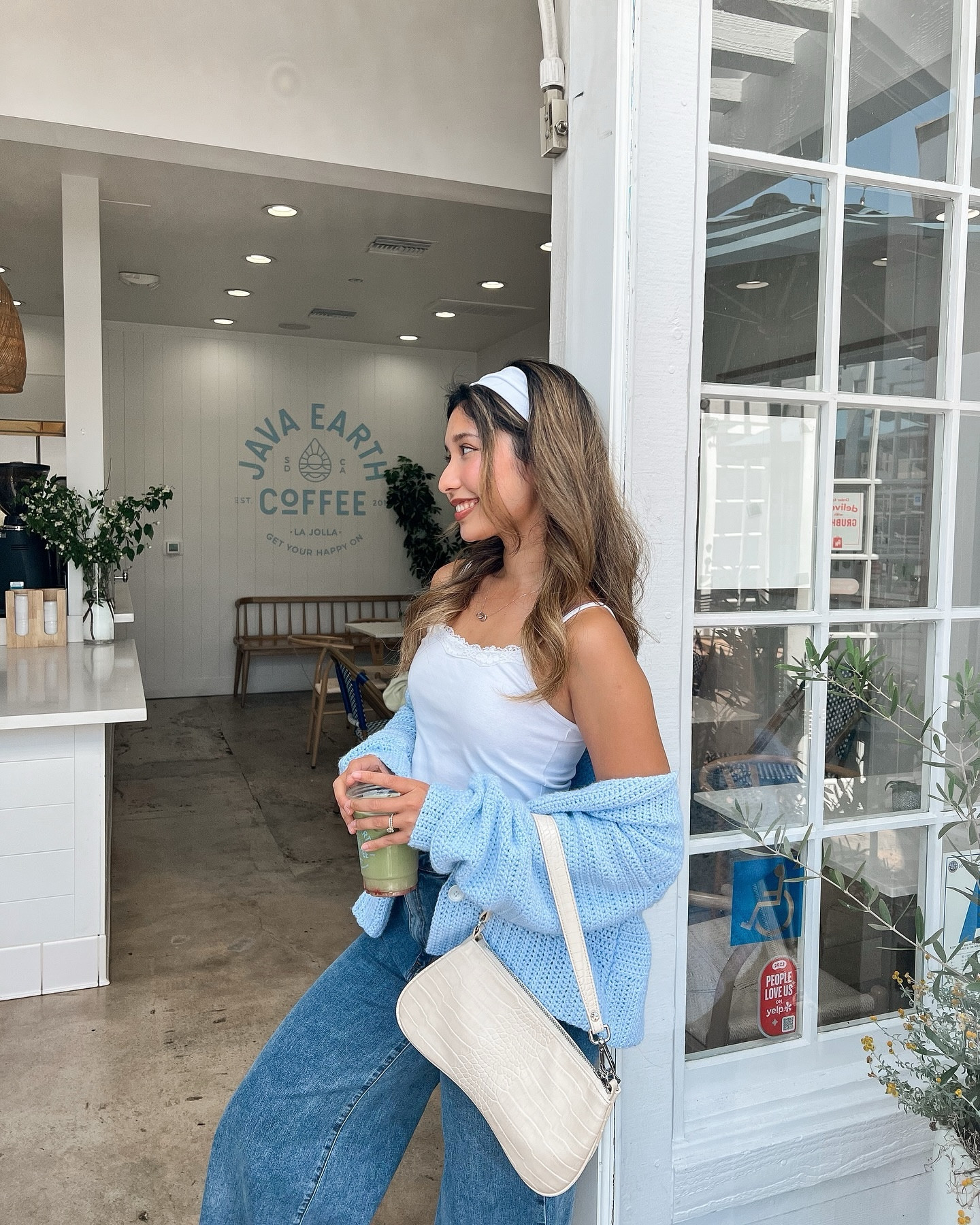 Obsessed with baby blue everything this summer🩵

@edikted white cami top
@shopcider blue flare denim jeans 

#edikted #shopcider #summeroutfit #summeroutfitideas #pinterestgirl #summeroutfit #pinterestinspired #summerinspo #summerinspo #pinterestaesthetic #colorfuloutfit #cafehopping 
Baby blue cardigan, summer outfit ideas, san diego fashion blogger, baby blue outfits