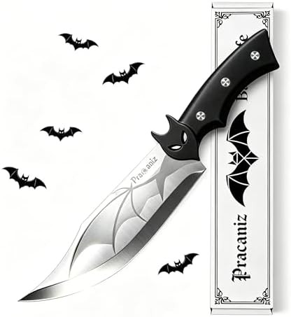 Pracaniz Gothic Bat Kitchen Knife - Halloween Goth Cutlery with Bat Design, Stainless Steel Blade... | Amazon (US)