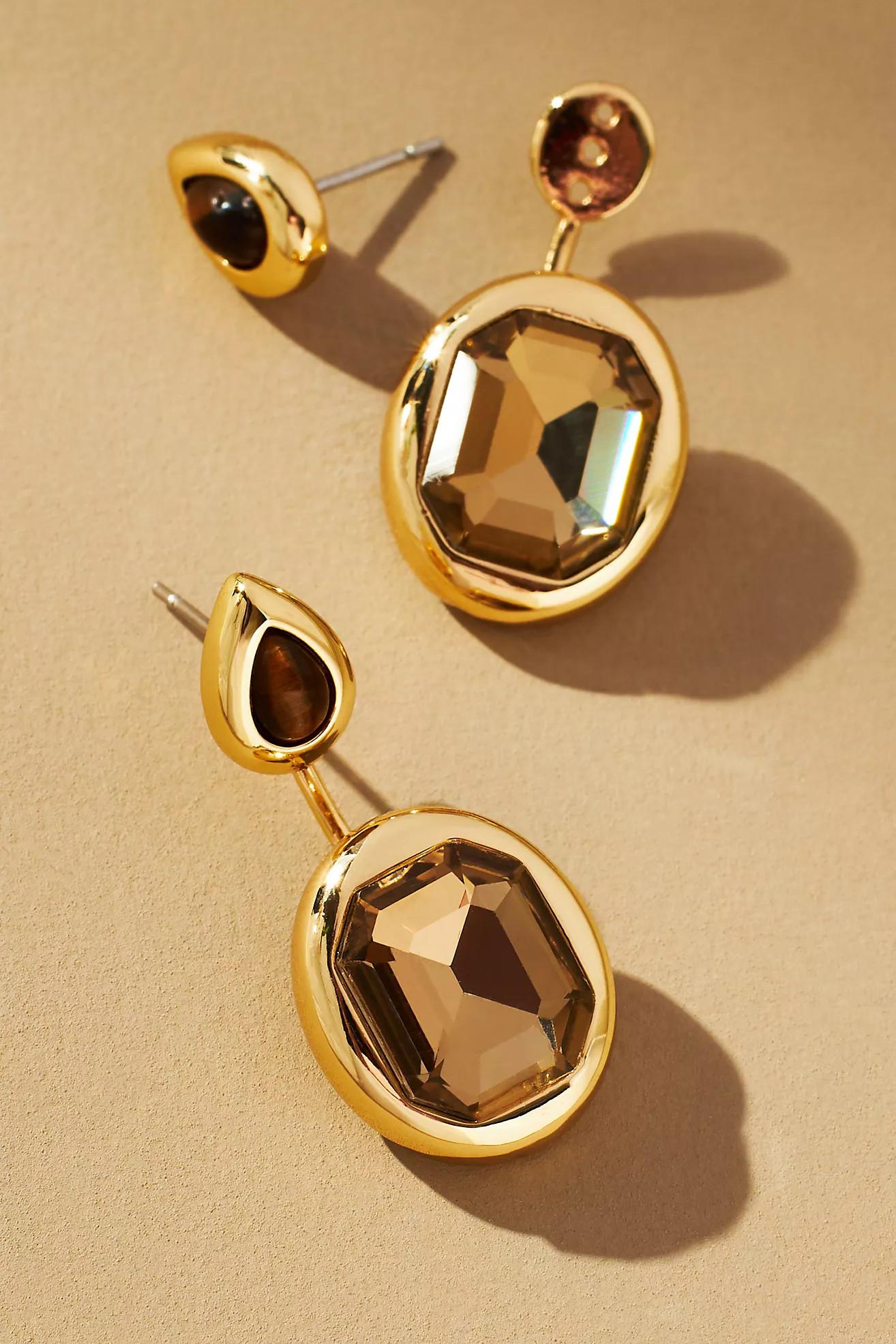 Crystal Front-Back Drop Earrings | Anthropologie (US)