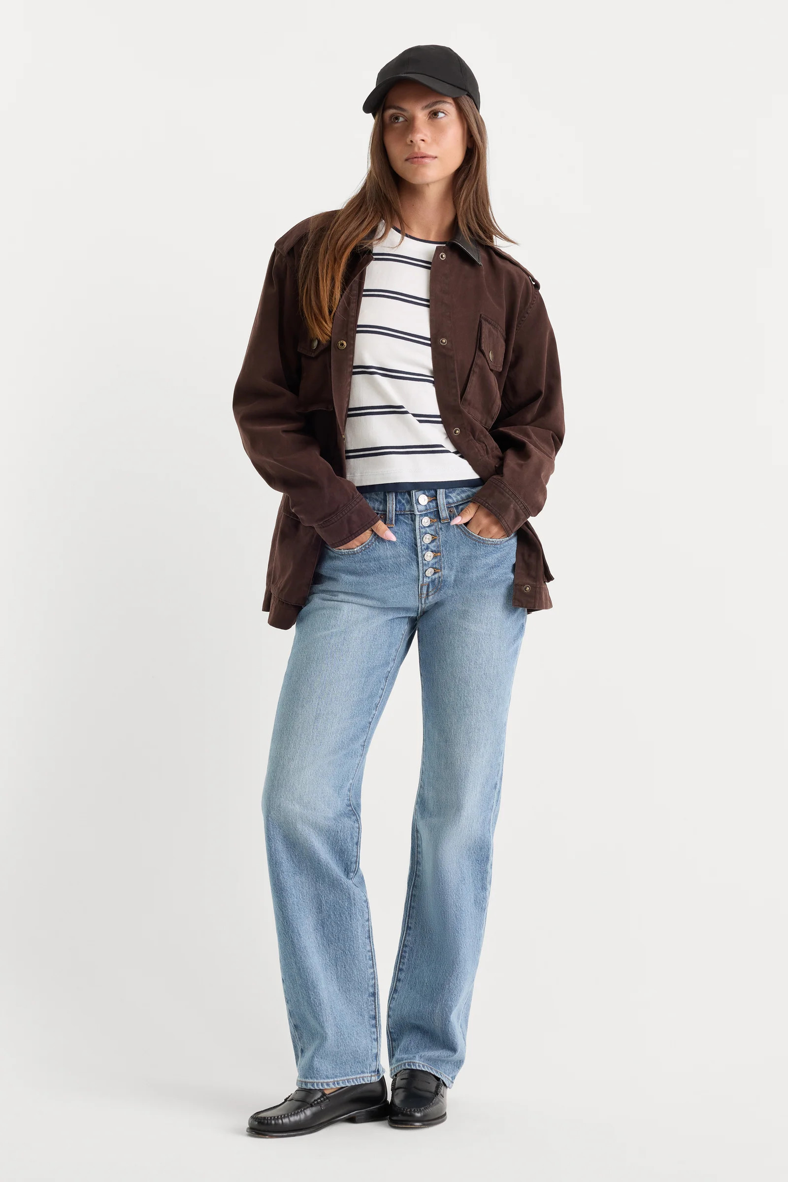 VINTAGE STRAIGHT JEANS | AMBER | Good American