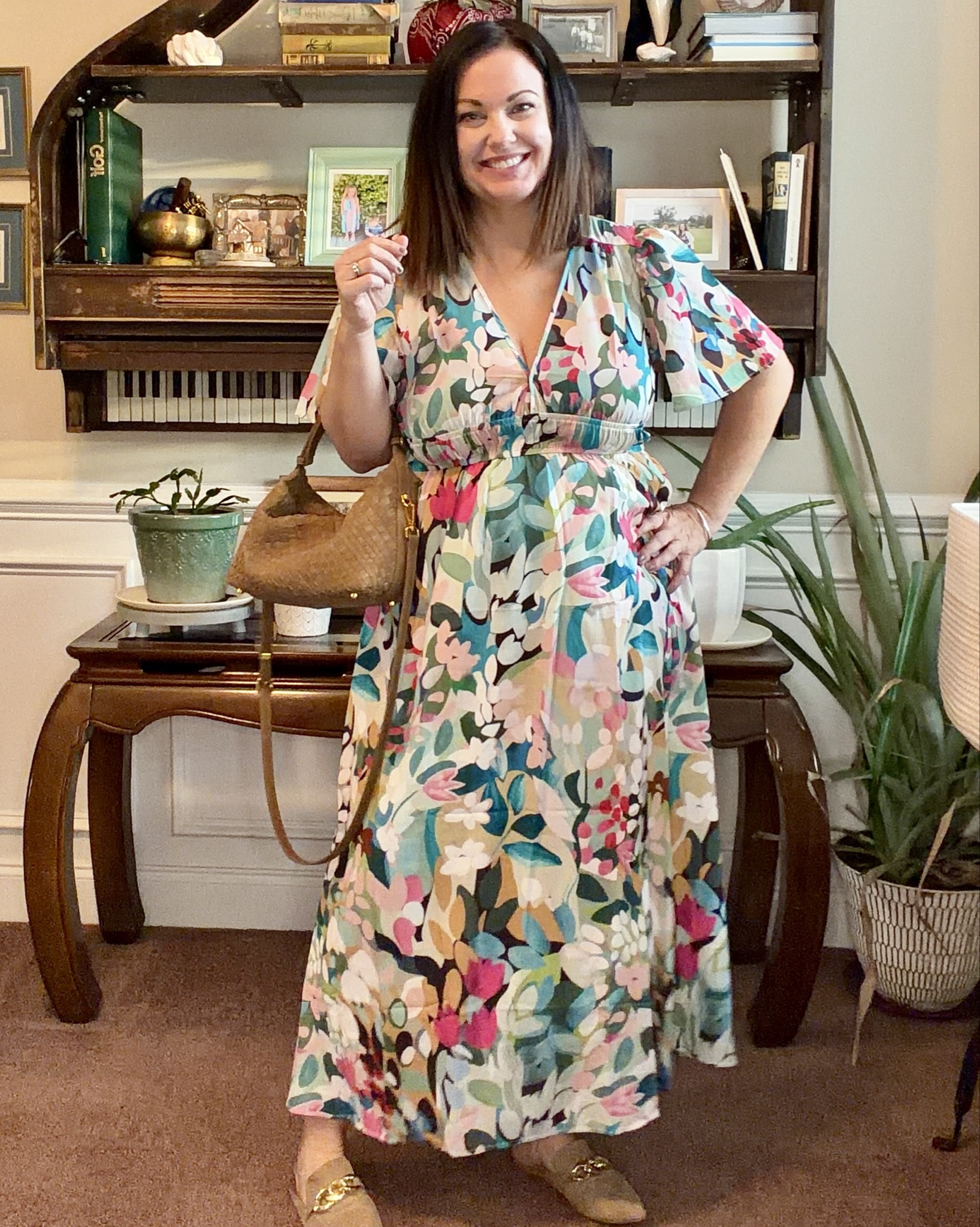 This dress is perfect for spring and summer events 👗 ☀️ 

#LTKMidsize #LTKOver40 #LTKSeasonal