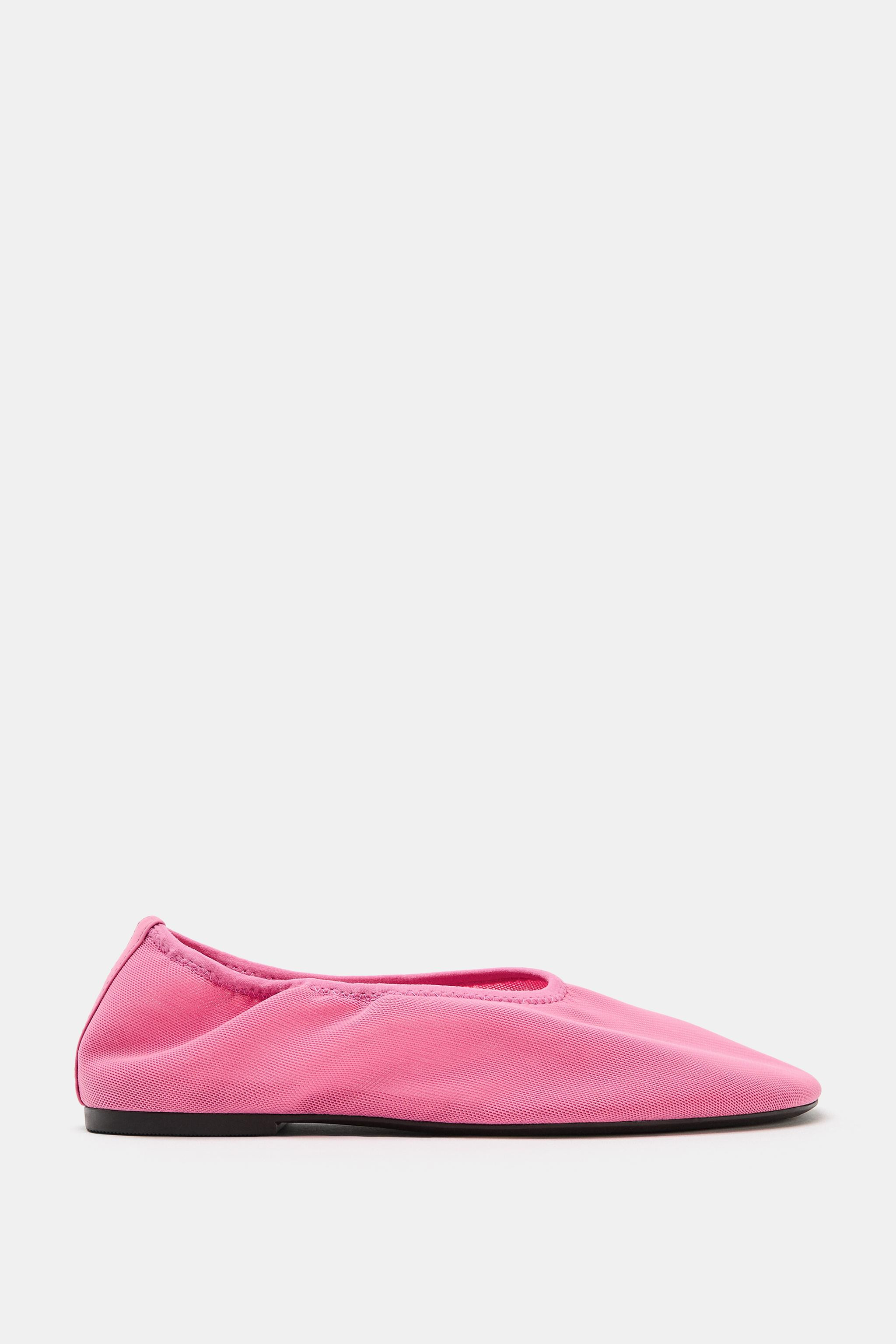 MESH BALLET FLATS | Zara Canada
