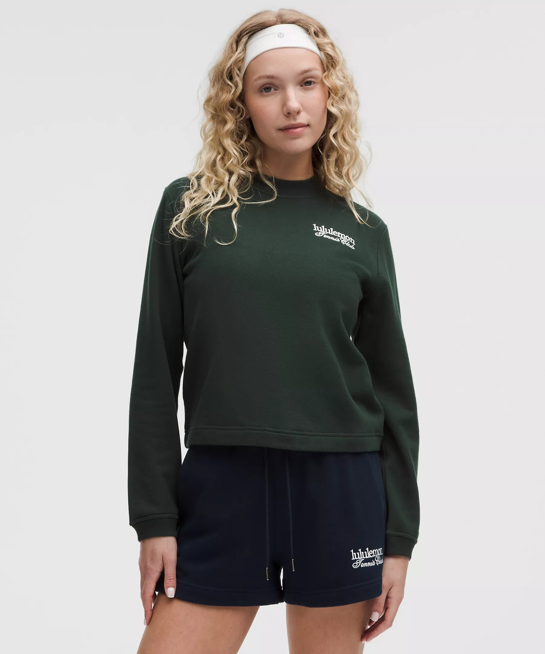 Cotton French Terry Crewneck Pullover | Lululemon (US)