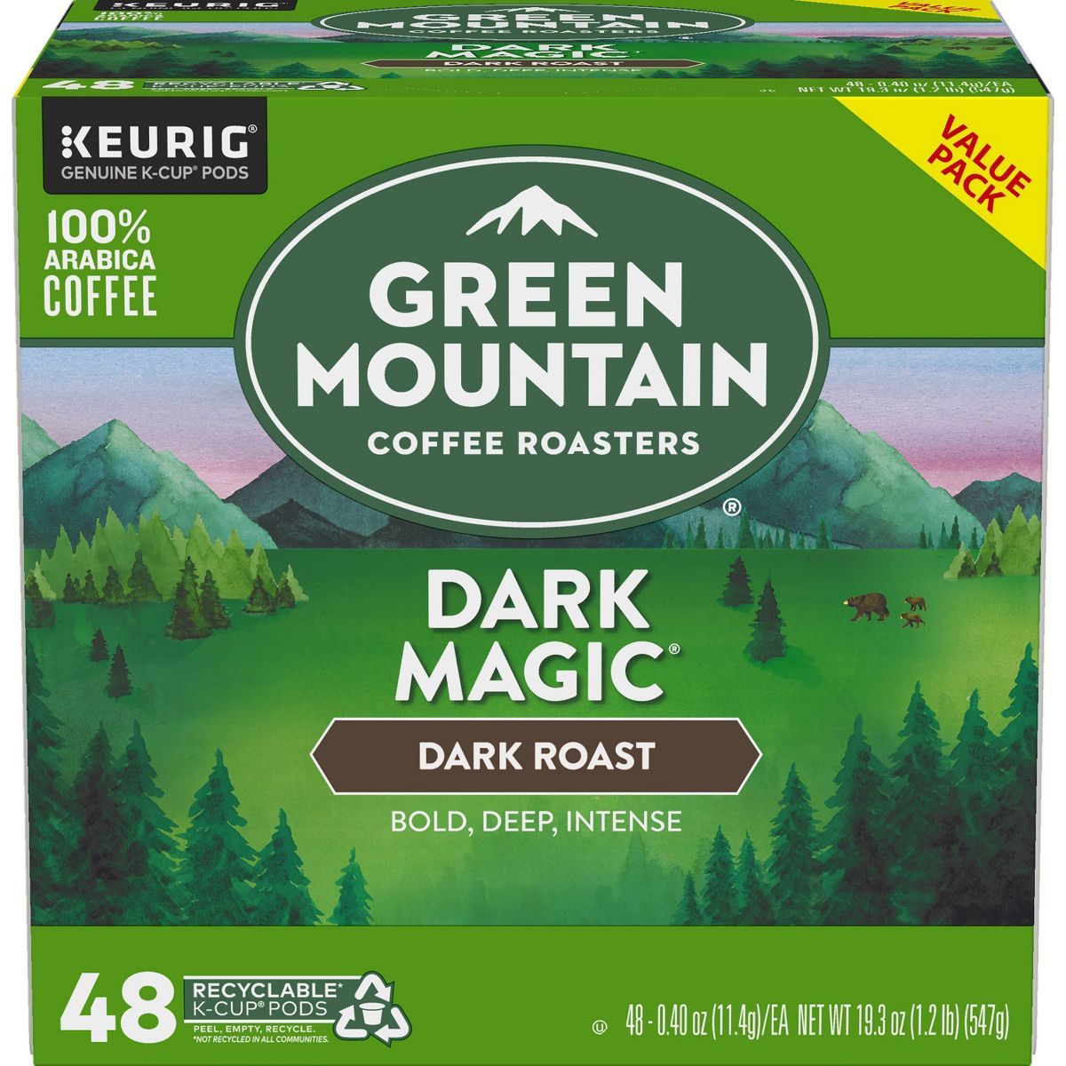 Green Mountain Coffee Dark Magic Dark Roast Coffee Pods | Target
