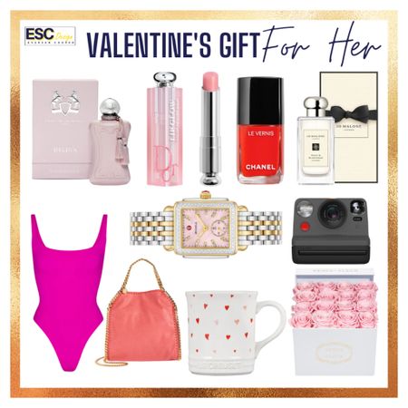Valentine’s Gift for Her

Fragrance, Dior Lip Glow Balm, Chanel Nail Color, Jo Malone Cologne, Diamond Watch Head & Bracelet, Polaroid, Faux Leather Tote, Mug, Square Eternity Roses

#LTKstyletip #LTKbeauty #LTKFind