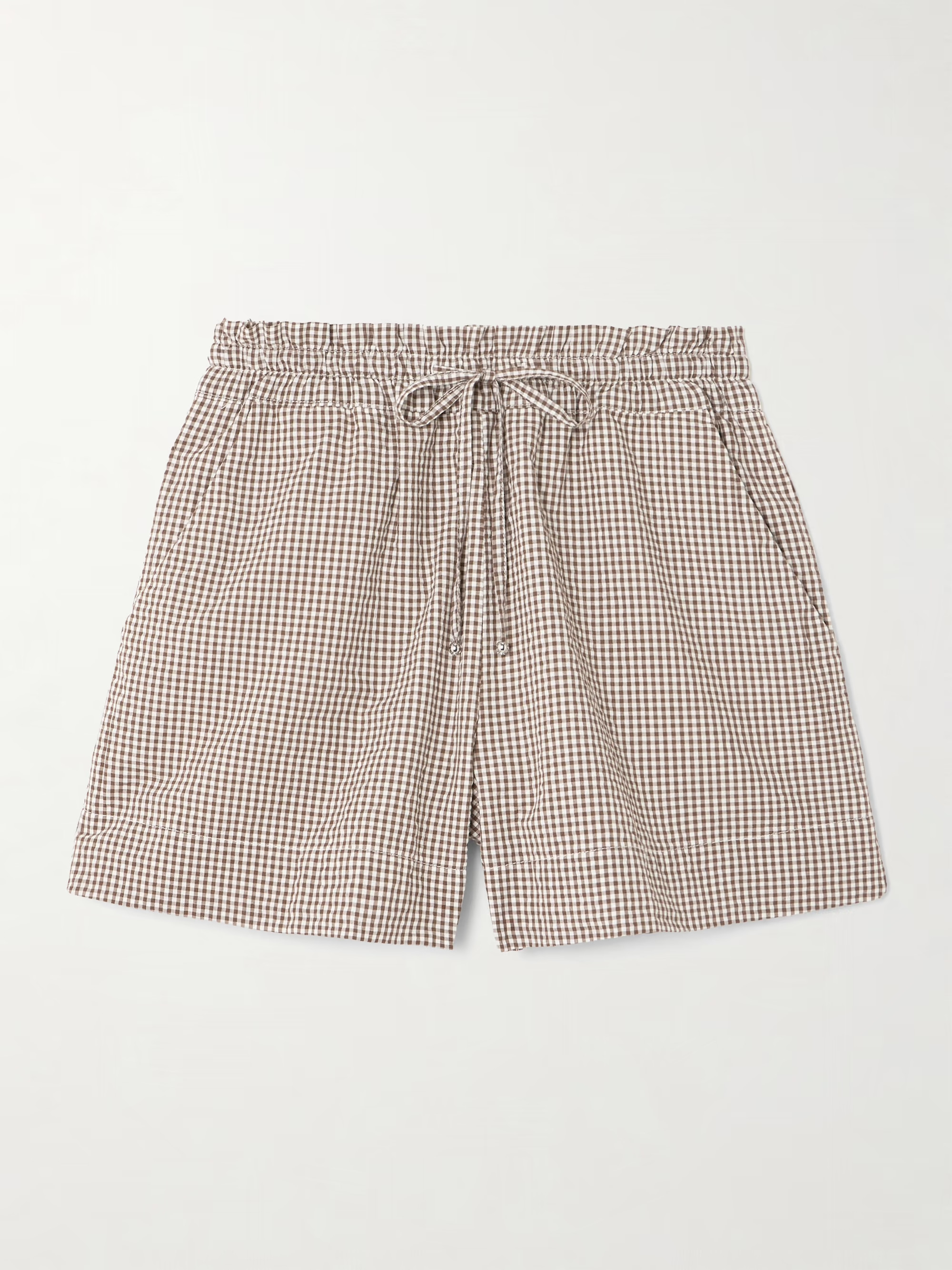 Tjana gingham cotton-blend shorts | NET-A-PORTER (UK & EU)